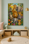 Safari Hayvanları — Çocuk İllüstrasyon 1