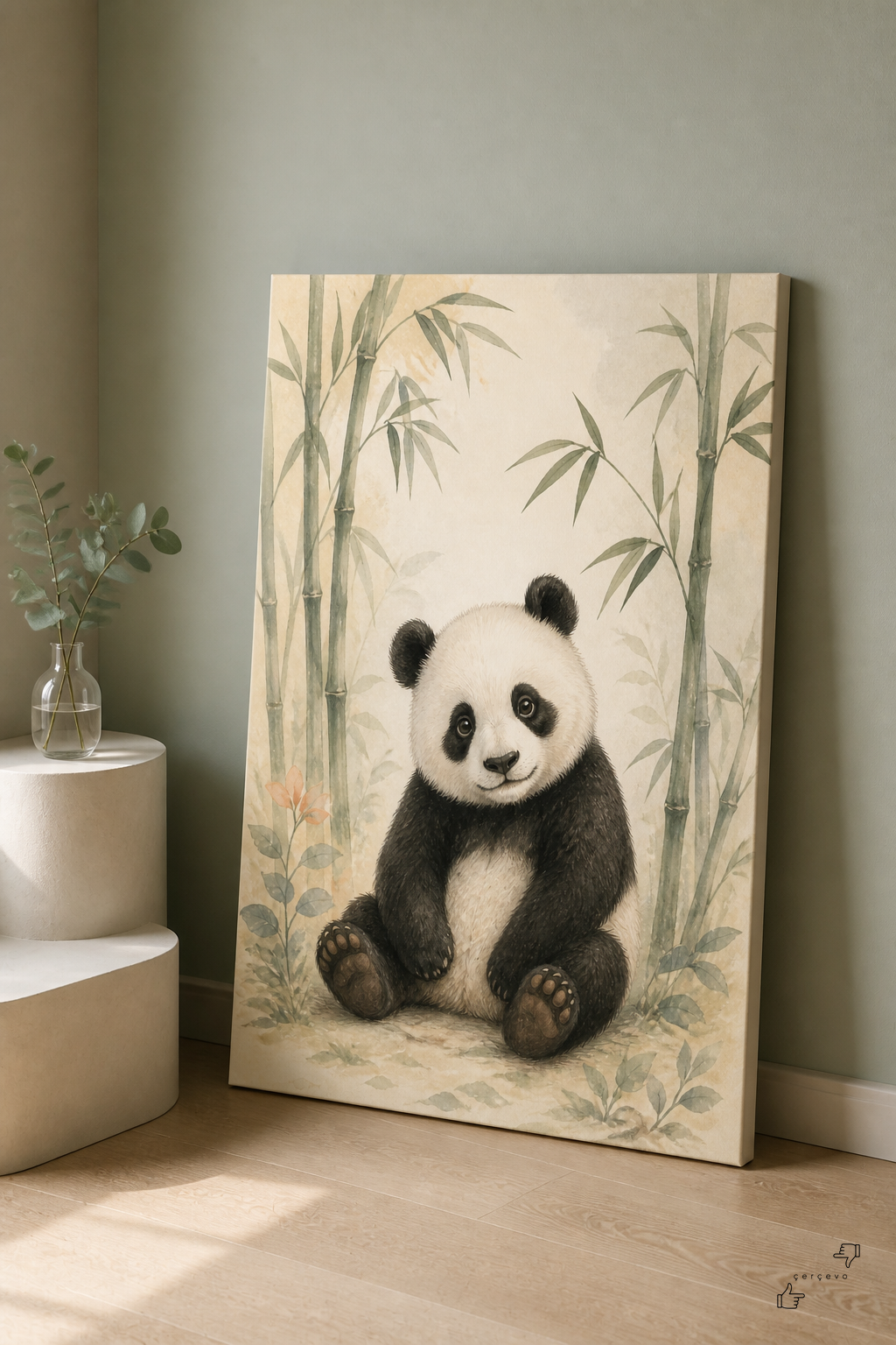 Sevimli Panda İllüstrasyonu - 2