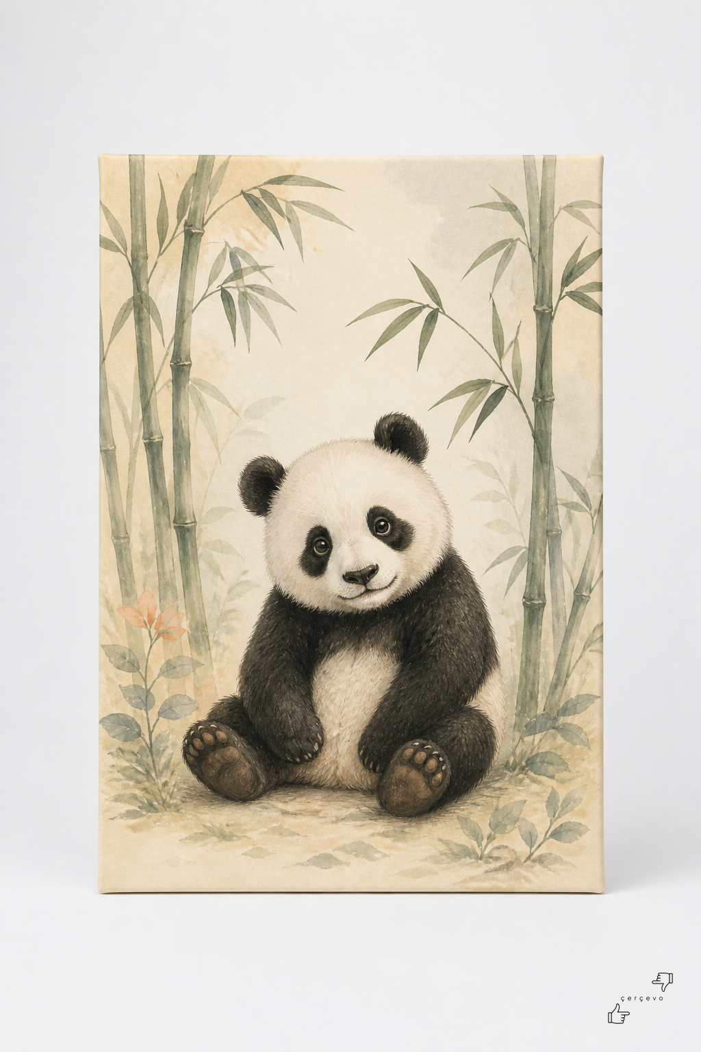 Sevimli Panda İllüstrasyonu - 4