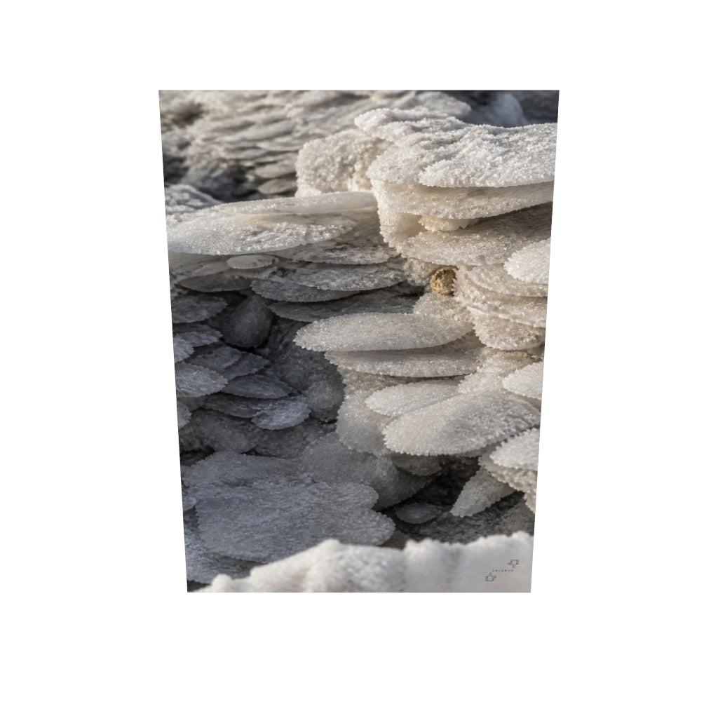 Tuzun Hafızası — Mineral Doku Kanvas Tablo — 3D onizleme
