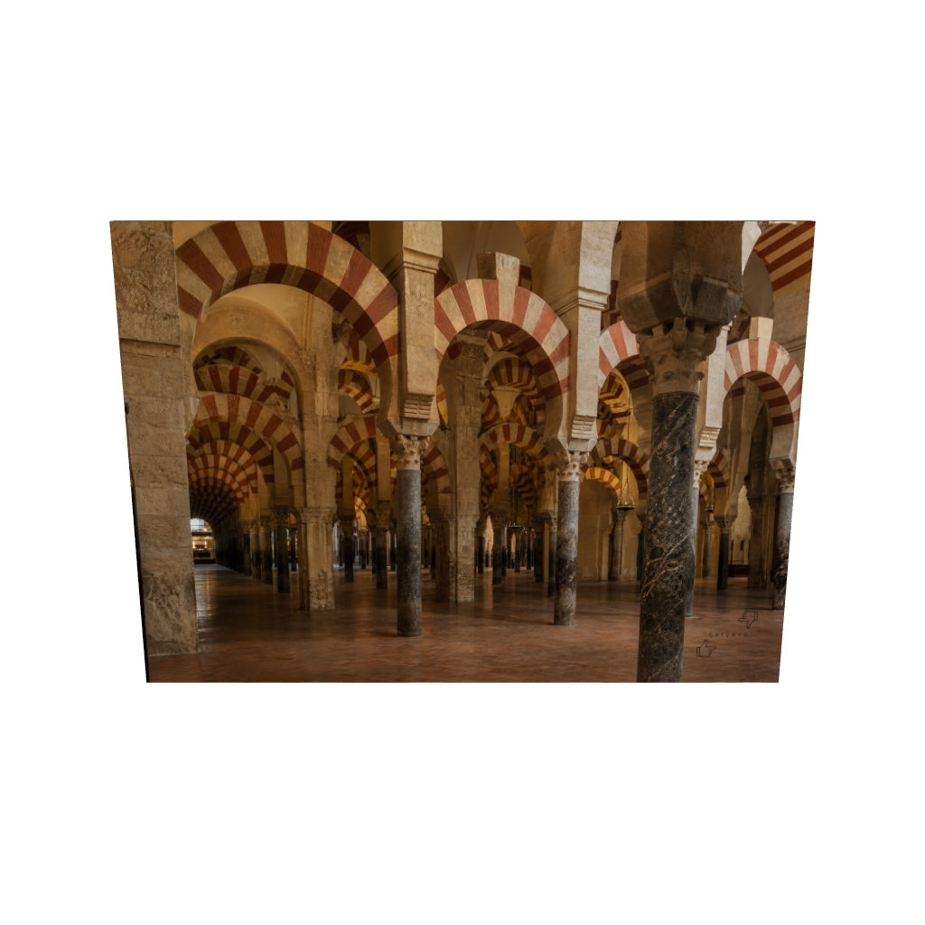 Kurtuba Ulu Camii — Sütun Ormanı Kanvas Tablo — 3D onizleme
