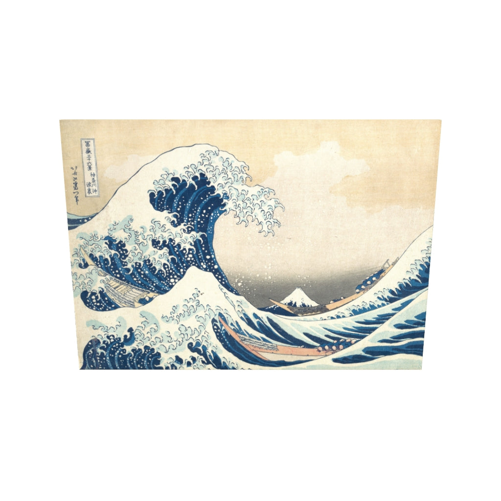 The Great Wave off Kanagawa — Hokusai Kanvas Tablo — 3D onizleme