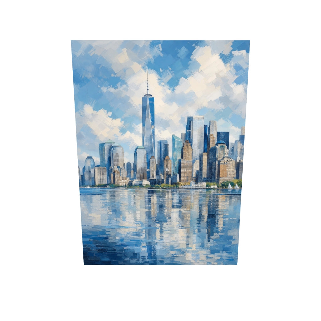 New York Gündüz Silüeti — Kanvas Tablo — 3D onizleme