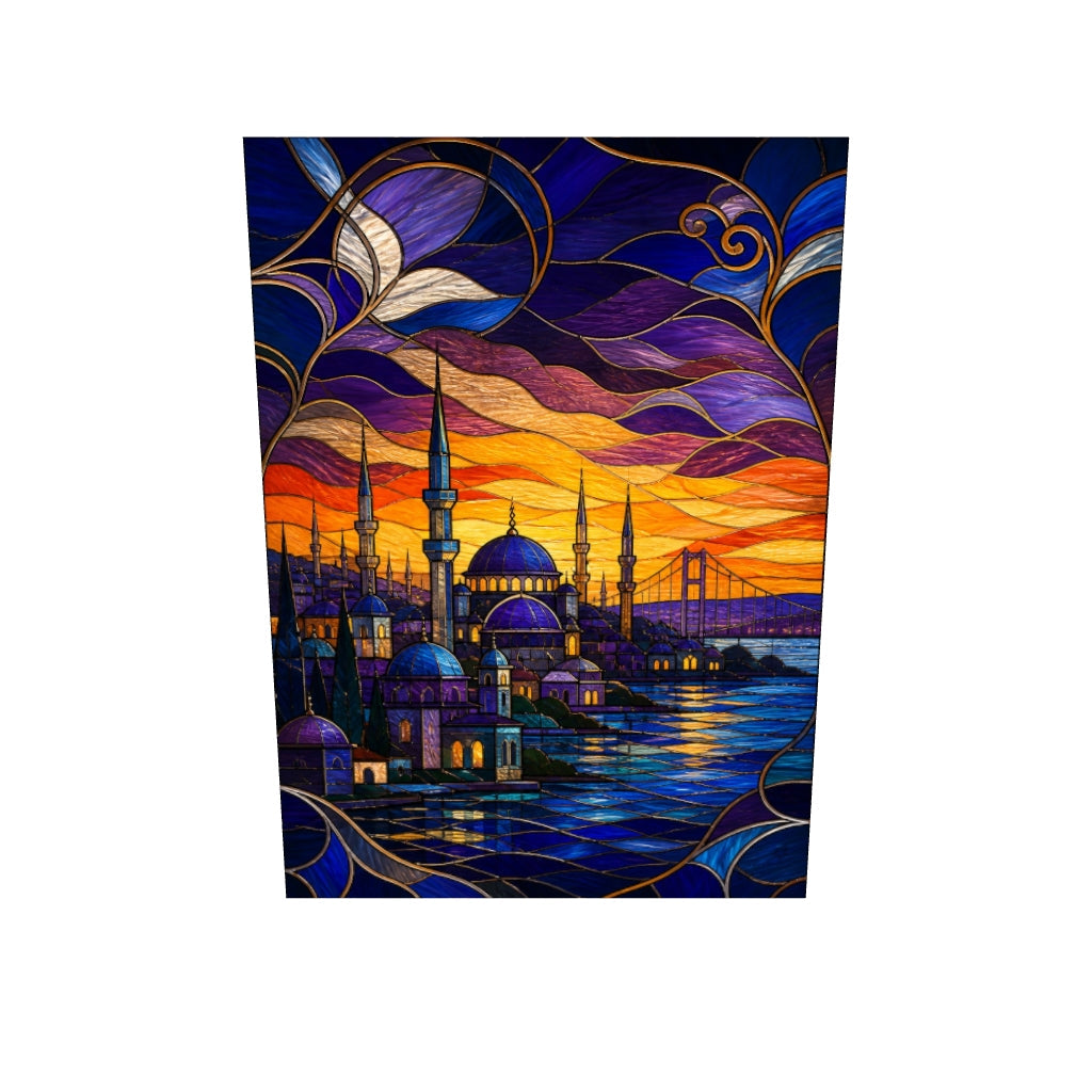 İstanbul Akşamı — Cam Tablo — 3D onizleme