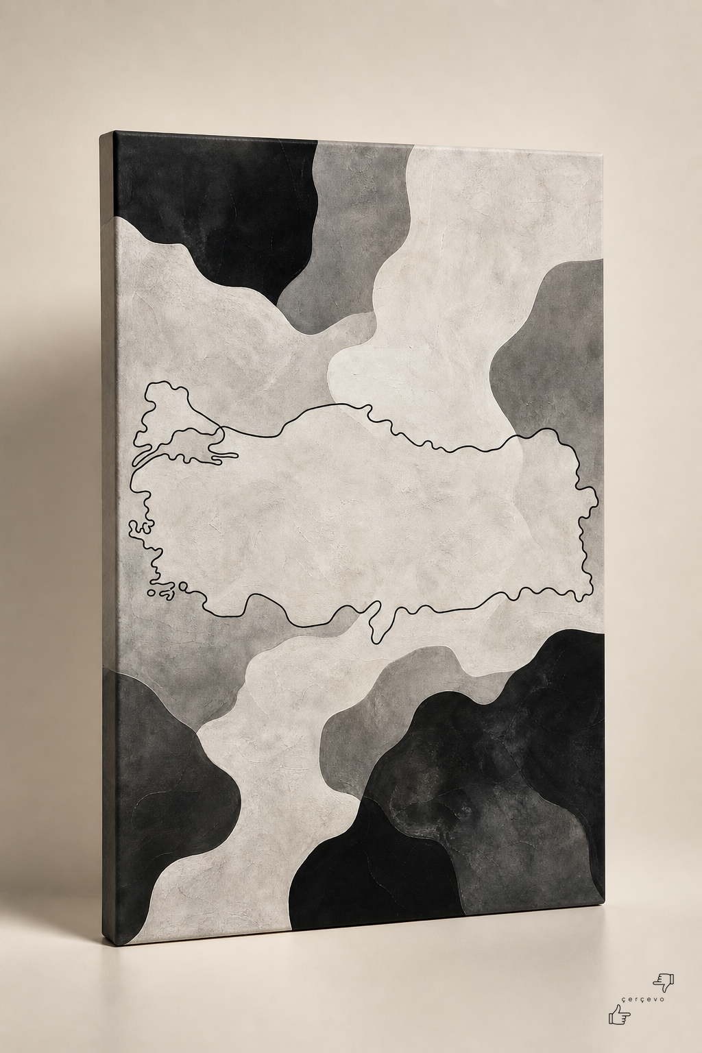 Türkiye Haritası — Minimalist Çizgi 3