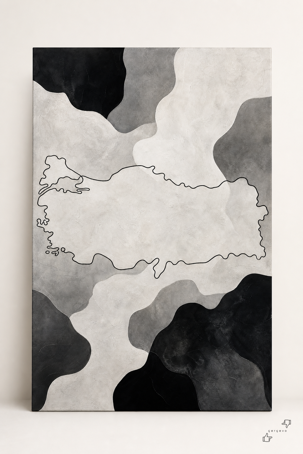 Türkiye Haritası — Minimalist Çizgi 4