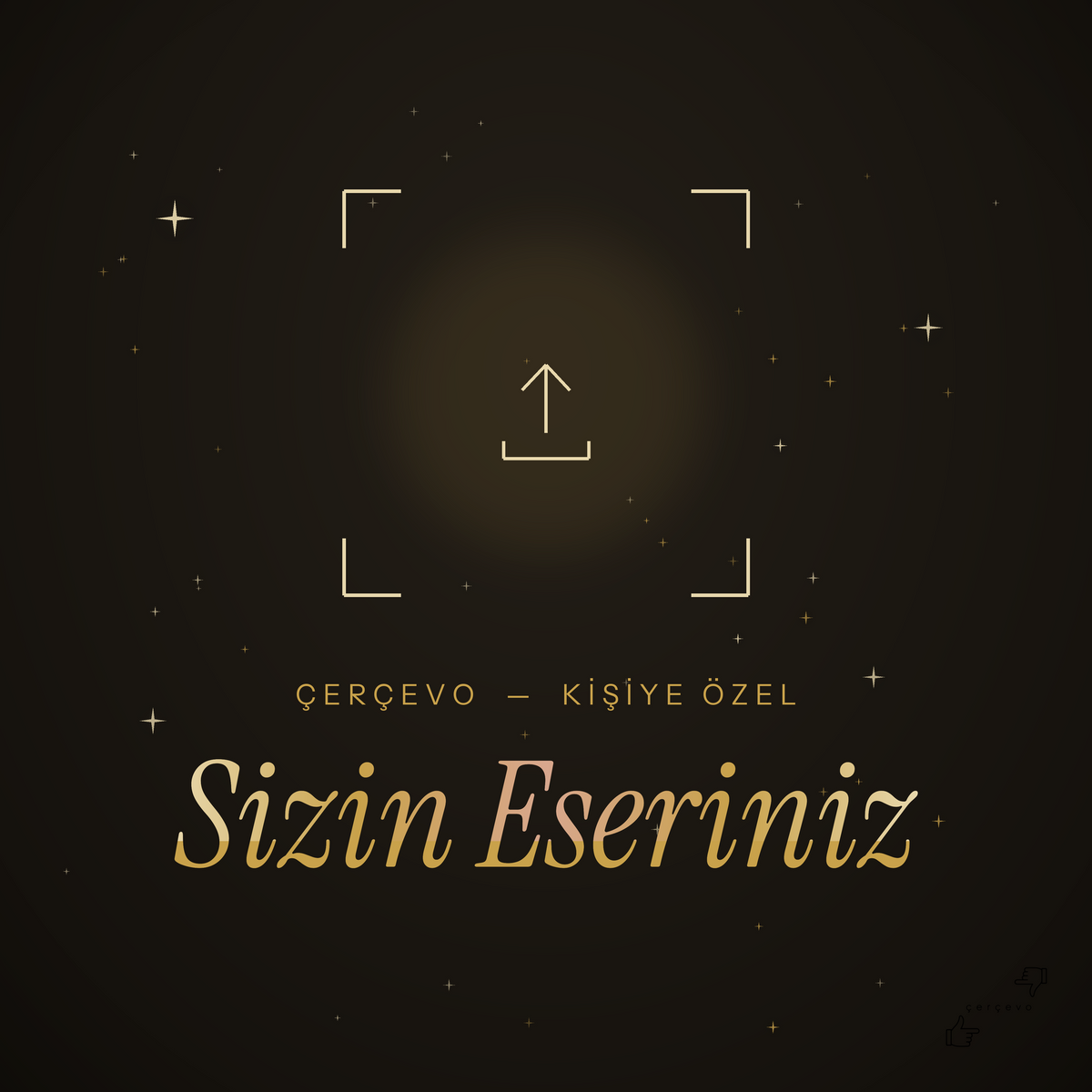 Sizin Eseriniz — Kişiye Özel Kanvas