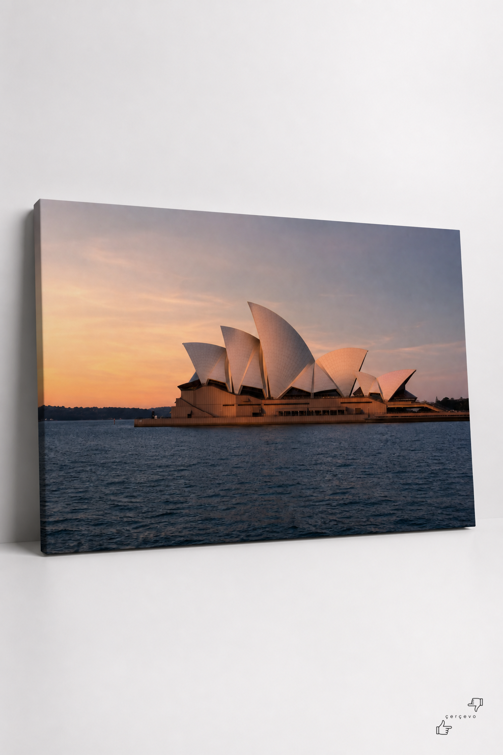 Sydney Opera Binası — Gün Batımı Kanvas Tablo - 3